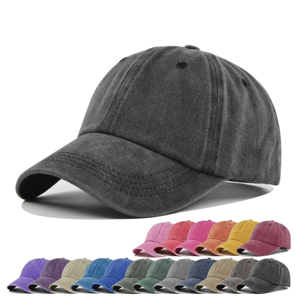 Streetwear Brand Beanie - Modne jednolite czapki baseballowe męskie, czapki
