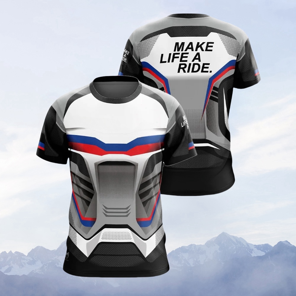 Streetwear Brand Jersey - Koszulka sportowa motocyklowa marki Racing, slogan