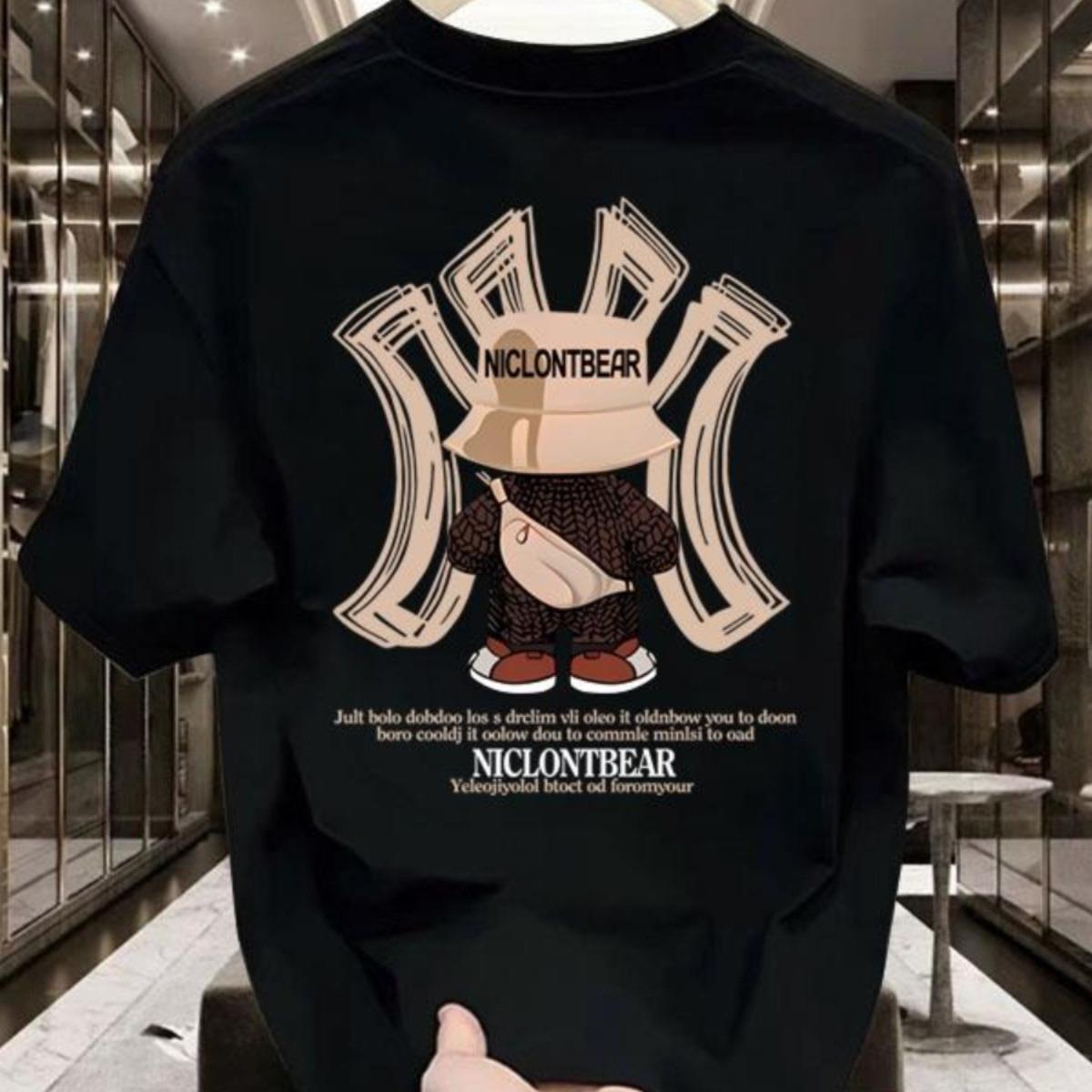 Streetwear Brand Jersey - Męska luksusowa koszulka z nadrukiem liter,