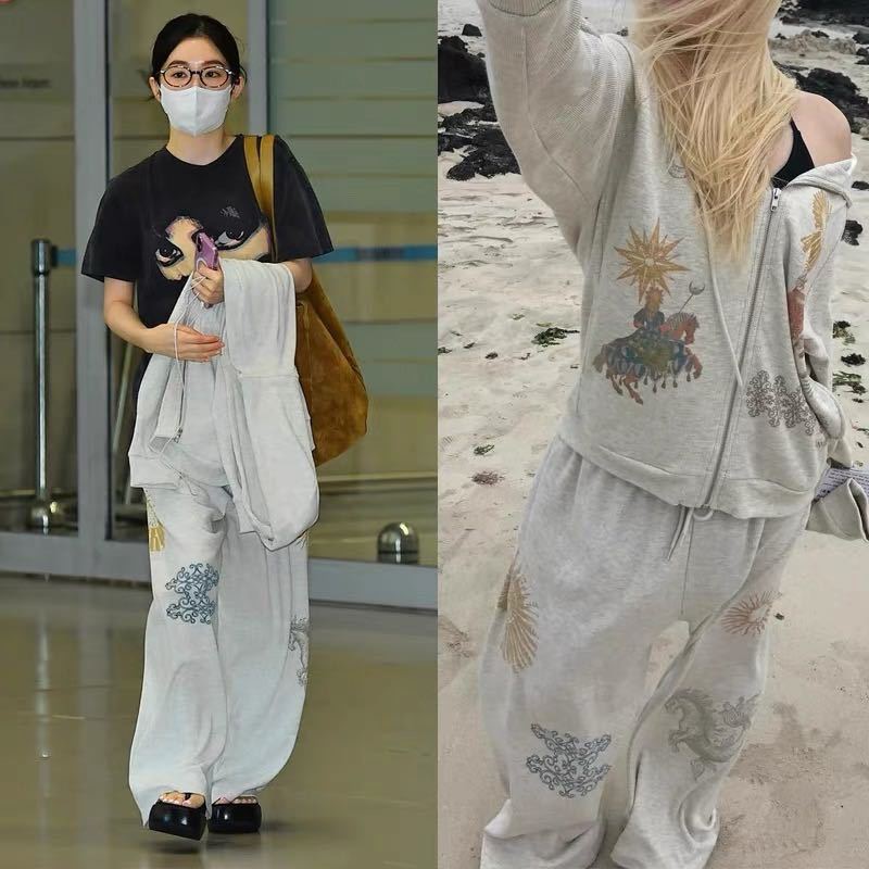 Streetwear Brand Collaborations - Zestaw odzieży ulicznej Jennie Collaborated: bluza