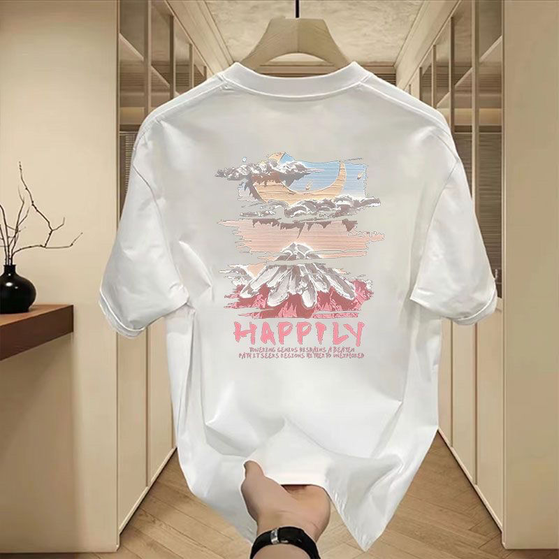 Streetwear Brand Jersey - Luksusowe Marki Luźna Letnia Koszulka Bawełniana