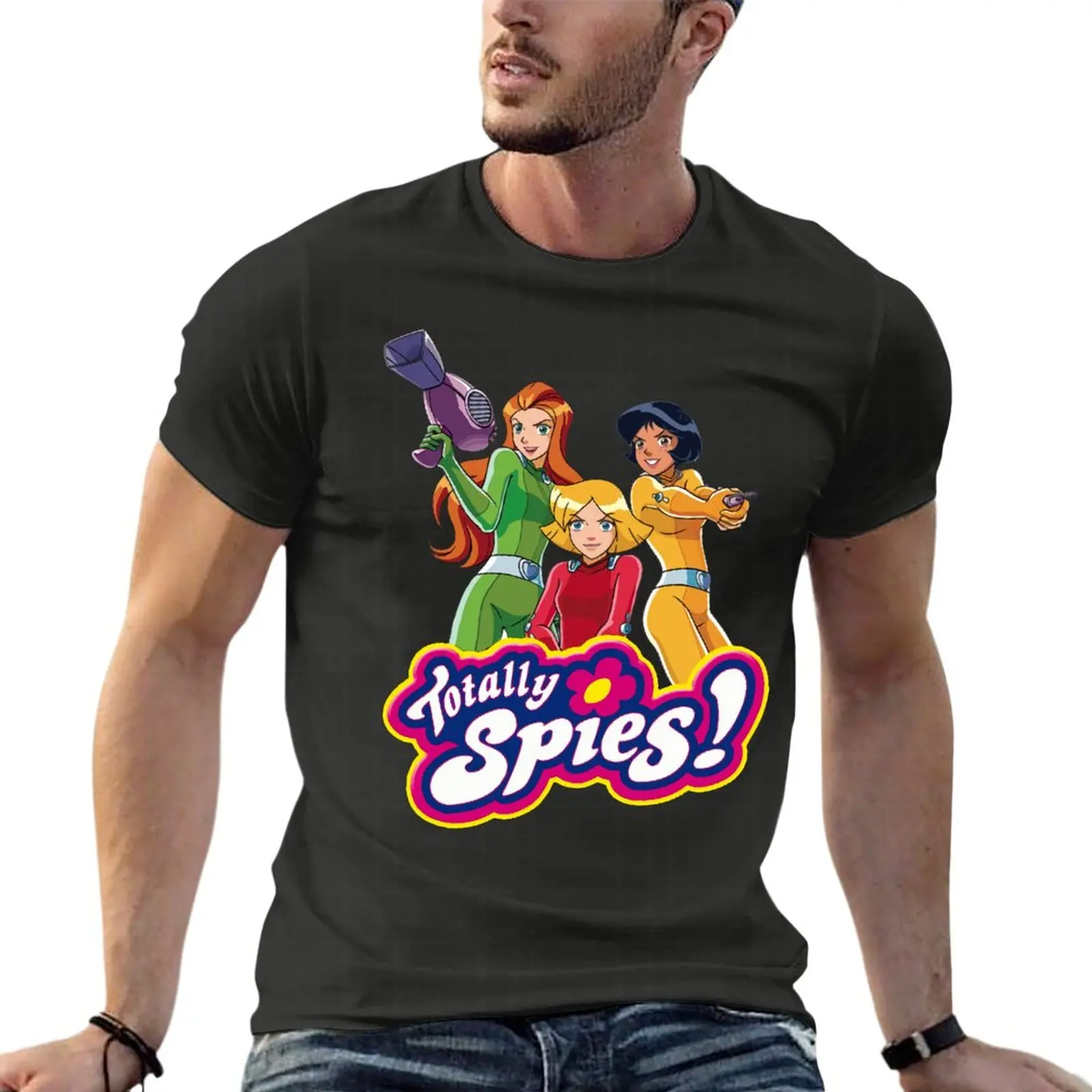 Streetwear Brand Jersey - Koszulka męska Totally Spies Oversized, odzież