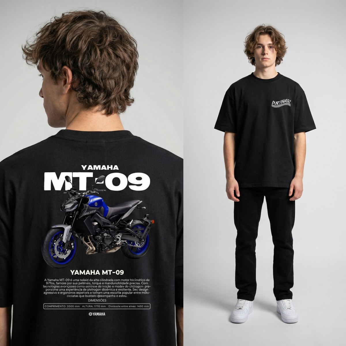 Koszulka Yamaha MT-07 w stylu  – Streetwear Brand Top recenzja i cena