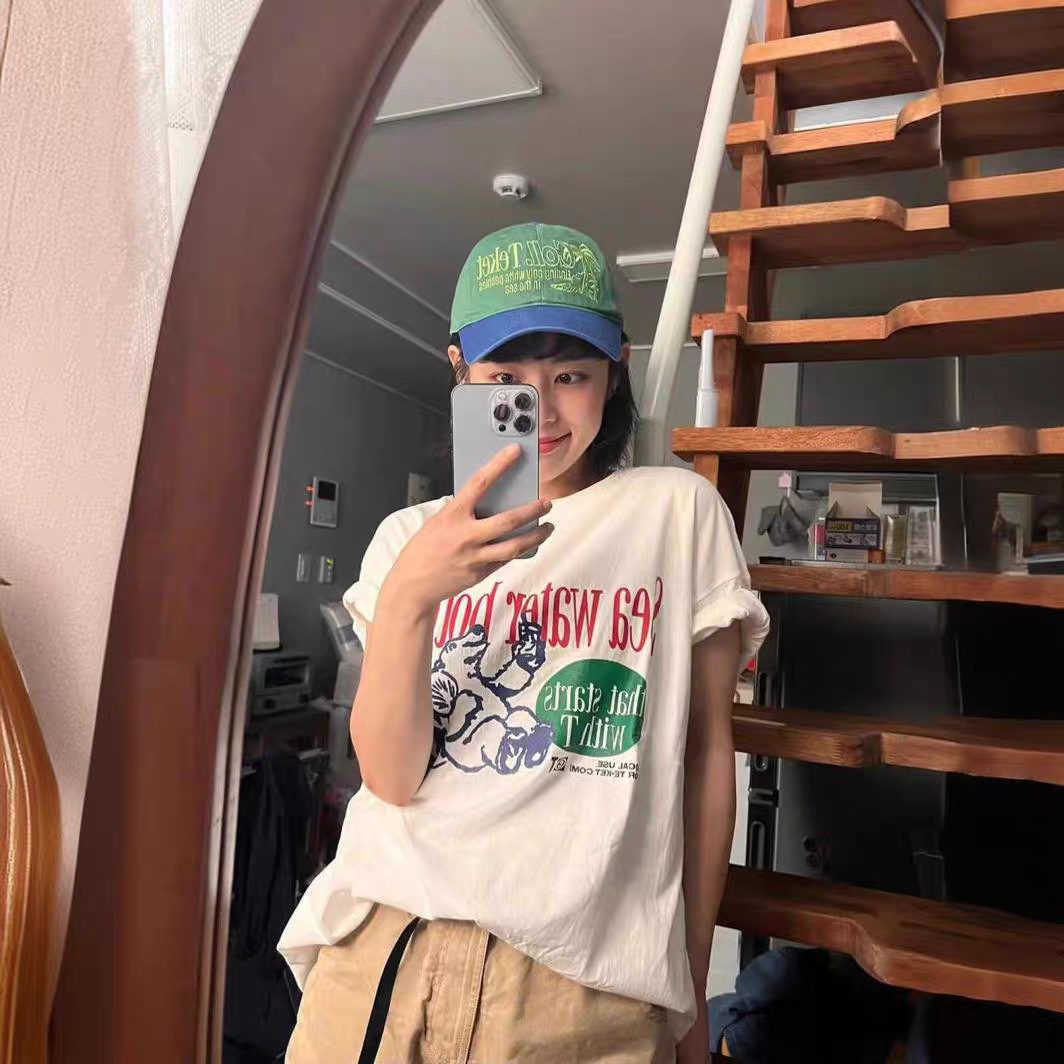 Letnia, luźna koszulka z nadru – Streetwear Brand Label recenzja i cena