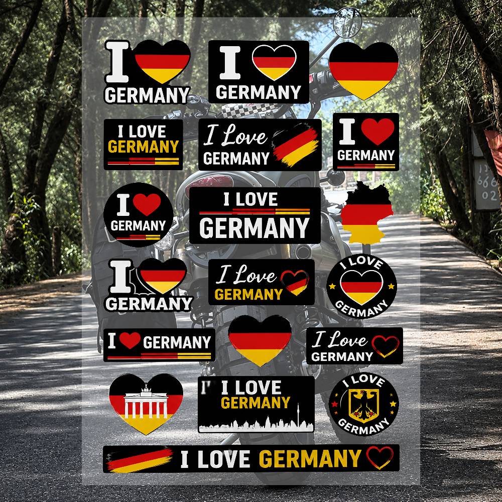 Zestaw naklejek marki A-german – Streetwear Brand Germany recenzja i cena